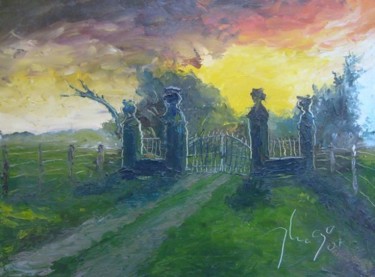 Pintura titulada "nostalgia de los na…" por Ugo Paccioretti, Obra de arte original
