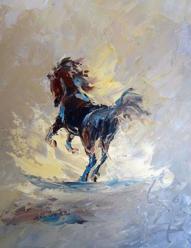 Pintura titulada "Bronco" por Ugo Paccioretti, Obra de arte original