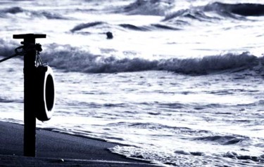 Fotografia intitolato "nel blu" da Isabella Cavallaro, Opera d'arte originale