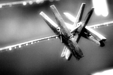 Fotografia intitolato "goccia a goccia" da Isabella Cavallaro, Opera d'arte originale
