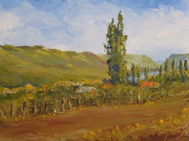 Pintura titulada "Camino a lo de Monti" por Ugo Paccioretti, Obra de arte original