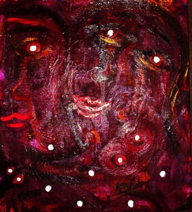 Painting titled "The Embrace" by Georg Kiehn, Original Artwork