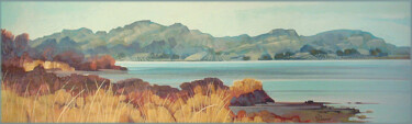 Peinture intitulée "Massif de La CLAPE" par Pascal Chanier, Œuvre d'art originale