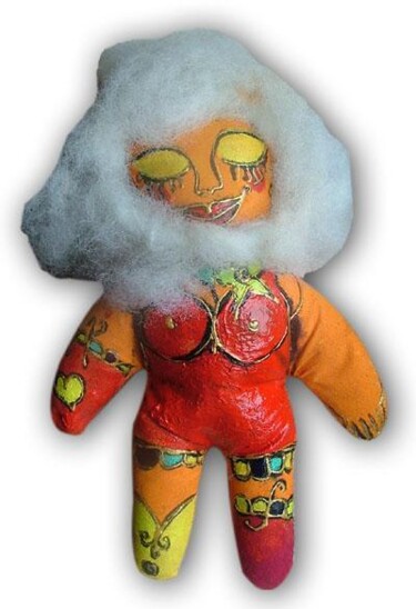 Peinture intitulée "Poupée Kiwanis" par Emilie Teillaud, Œuvre d'art originale