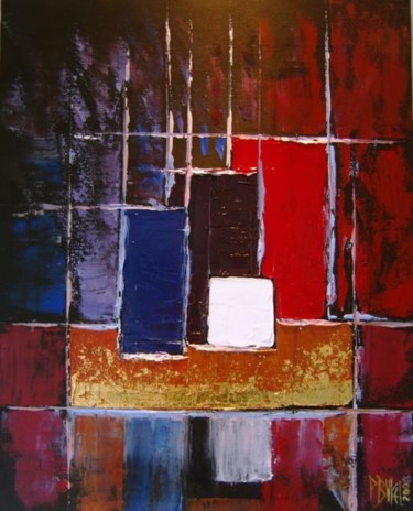 Painting titled "Automne n°3 or 24 c…" by Patrice Butel, Original Artwork, Oil
