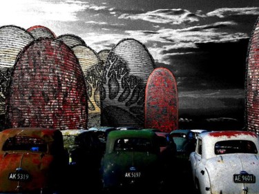 Printmaking titled "the breakout from O…" by Andre Van Der Kerkhoff, Original Artwork