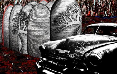 Printmaking titled "fantasies of a chev…" by Andre Van Der Kerkhoff, Original Artwork