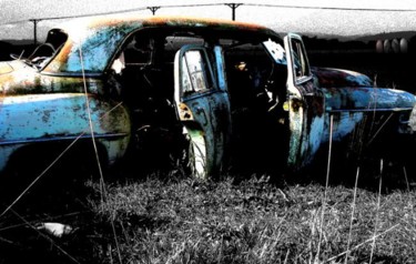 Printmaking titled "the end of the line" by Andre Van Der Kerkhoff, Original Artwork