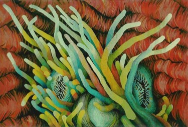 Textile Art titled "Thalassa" by Traian Stefan Boicescu, Original Artwork