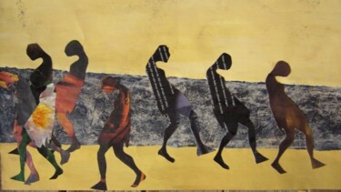 Peinture intitulée "solitudes" par Maya Ratovondrahona, Œuvre d'art originale, Huile