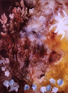 Peinture intitulée "VICTOIRE DE LA LUMI…" par Ghyslaine De Sevlian, Œuvre d'art originale, Huile