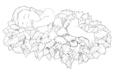 Drawing titled "Slumber" by Teresa Croughen, Original Artwork