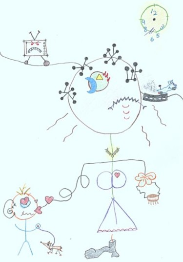 Drawing titled "Sponge" by Teresa Croughen, Original Artwork