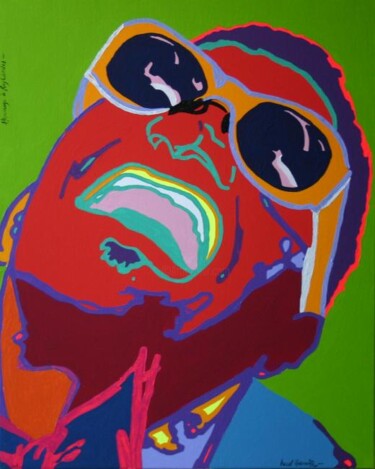 绘画 标题为“RAY CHARLES” 由Pascal Moscovitz, 原创艺术品