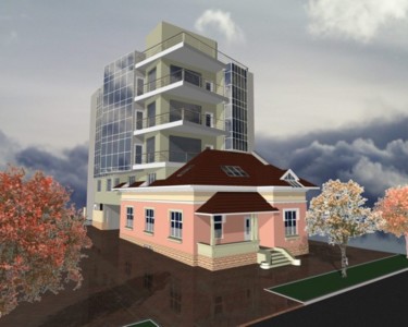 Digital Arts titled "3D-model Casa" by Herta, Original Artwork