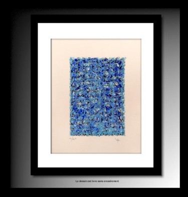 Peinture intitulée "Carre Long 02" par Tehos, Œuvre d'art originale, Huile