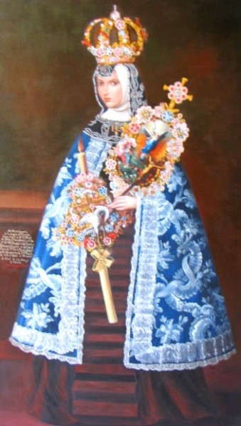 Pintura titulada "DE LA SERIE MONJAS…" por José Espinoza Moraila Pintor Mexicano, Obra de arte original