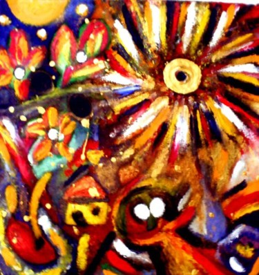 Painting titled "Alegria" by Georg Kiehn, Original Artwork