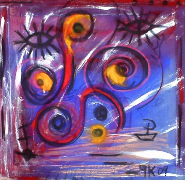 Painting titled "Energie" by Georg Kiehn, Original Artwork