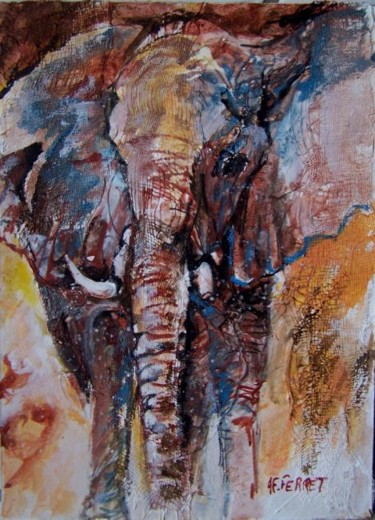 Peinture intitulée "Photo.Automne_2008_…" par Anne-Frédérique Ferret, Œuvre d'art originale
