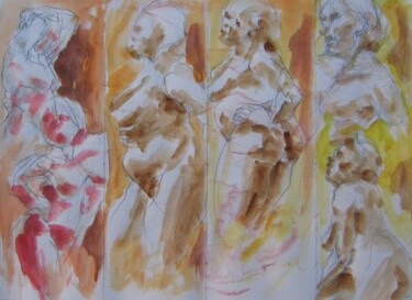 Drawing titled "NUMBER 67" by David Schoffman, Original Artwork
