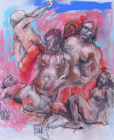 Drawing titled "NUMBER 73" by David Schoffman, Original Artwork