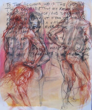 Drawing titled "NUMBER 72" by David Schoffman, Original Artwork