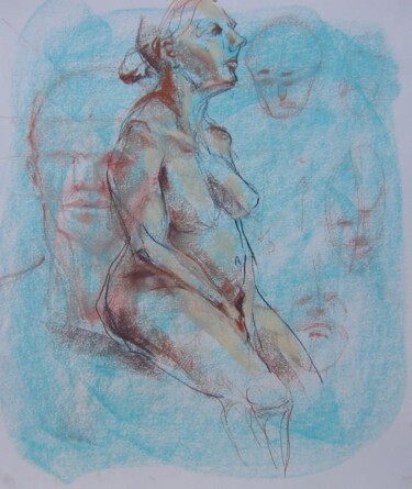 Drawing titled "NUMBER 74" by David Schoffman, Original Artwork