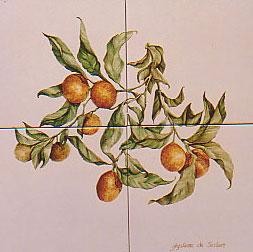 Peinture intitulée "calandinier" par Ghyslaine De Sevlian, Œuvre d'art originale, Huile