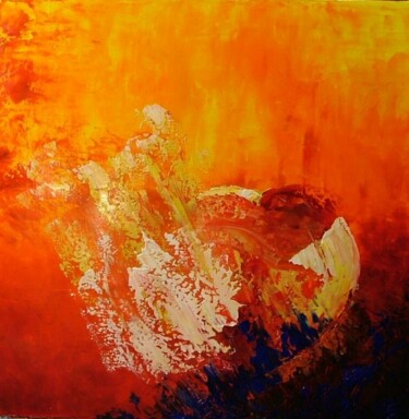 Peinture intitulée "L'amitié de coeur" par René Vincent-Viry, Œuvre d'art originale, Huile