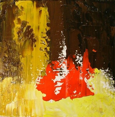 Peinture intitulée "Larmes d'un soir" par René Vincent-Viry, Œuvre d'art originale, Huile