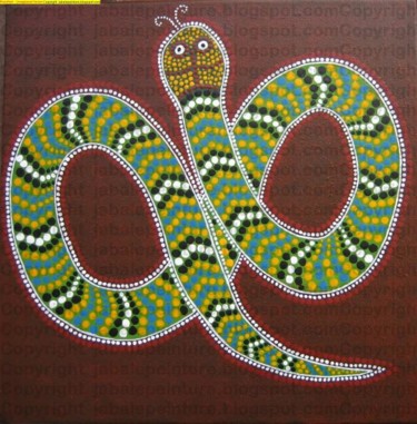 Peinture intitulée "Infinite wisdom" par Jean Louis Jabalé, Œuvre d'art originale