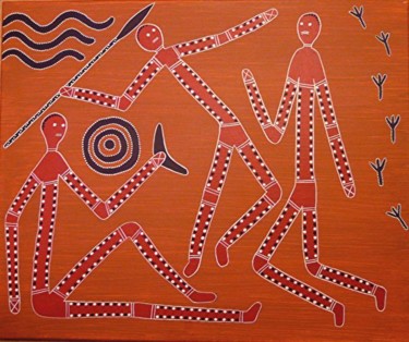 Peinture intitulée "Mimis" par Jean Louis Jabalé, Œuvre d'art originale