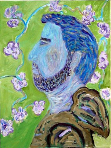 Painting titled "Self Portrait" by Angelo Di Pietrantonio, Original Artwork