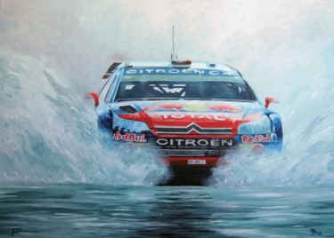 Painting titled "Spray" by Davo, Original Artwork, Oil