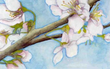 Peinture intitulée "Blossom" par Monica Del Rio, Œuvre d'art originale