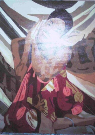 Peinture intitulée "DOMINIQUE" par Thierry Vaudein, Œuvre d'art originale