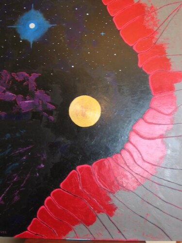 Pittura intitolato "Angels at the Edge" da Terry Lawver, Opera d'arte originale
