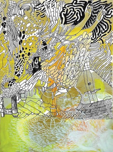 数字艺术 标题为“Vibrant Melodies” 由Melinda Torok, 原创艺术品