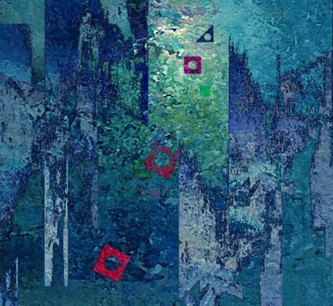 Arts numériques intitulée "Caverneuse" par Michel Maréchal, Œuvre d'art originale