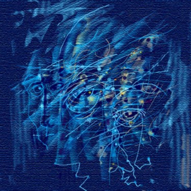 Arts numériques intitulée "Trouble" par Michel Maréchal, Œuvre d'art originale