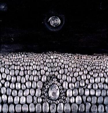 Pittura intitolato ""Condizione umana i…" da Angelo Mazzoleni, Opera d'arte originale, Olio Montato su Telaio per barella in…