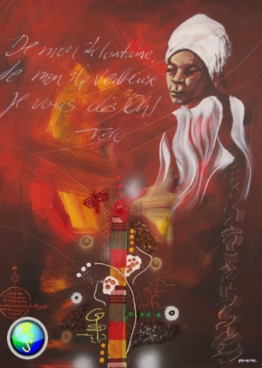 Peinture intitulée "TOTO BISSAINTHE" par Jose Lanoir, Œuvre d'art originale