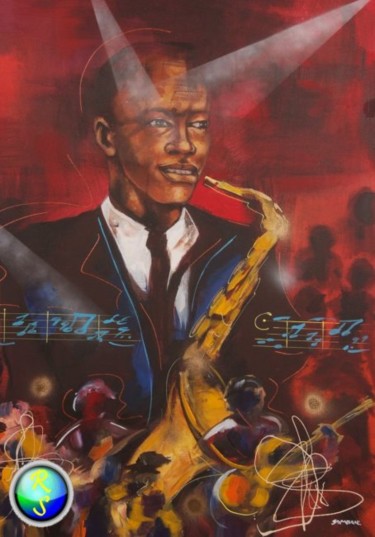 Peinture intitulée "NEMOURS JEAN-BAPTIS…" par Jose Lanoir, Œuvre d'art originale