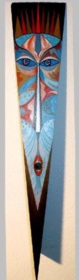 Pittura intitolato "Totem  - scultura" da Costantino Canonico, Opera d'arte originale, Altro