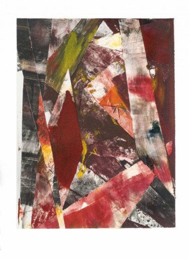 Gravures & estampes intitulée "Strate 2" par Nyko, Œuvre d'art originale