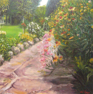 Il Giardino Pintura titulada "Il Giardino" por Cristina Del Rosso, Obra de arte original, Oleo