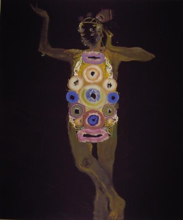 Peinture intitulée "Senegal 2 (pendant)" par Rob Arbouw, Œuvre d'art originale, Autre