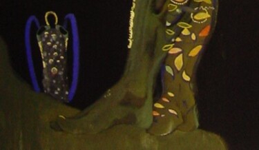 Painting titled "Provence detail 1" by Rob Arbouw, Original Artwork