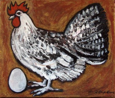 La poule ryaba et son oeuf